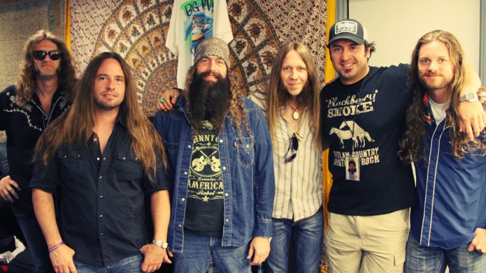 Blackberry Smoke backstage